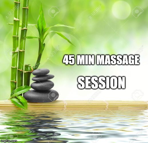 45 minute massage, package deal, by Cindy Larson, Ames